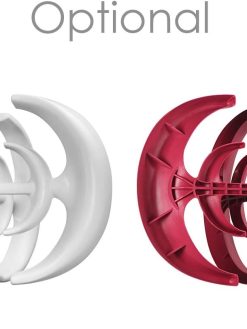 Morelian 12V 1200W Wind Generator with Controller 5 Blades Minitype Lantern Wind Turbine Generator Kit Clear Energy Windmill for Home Highways Boats