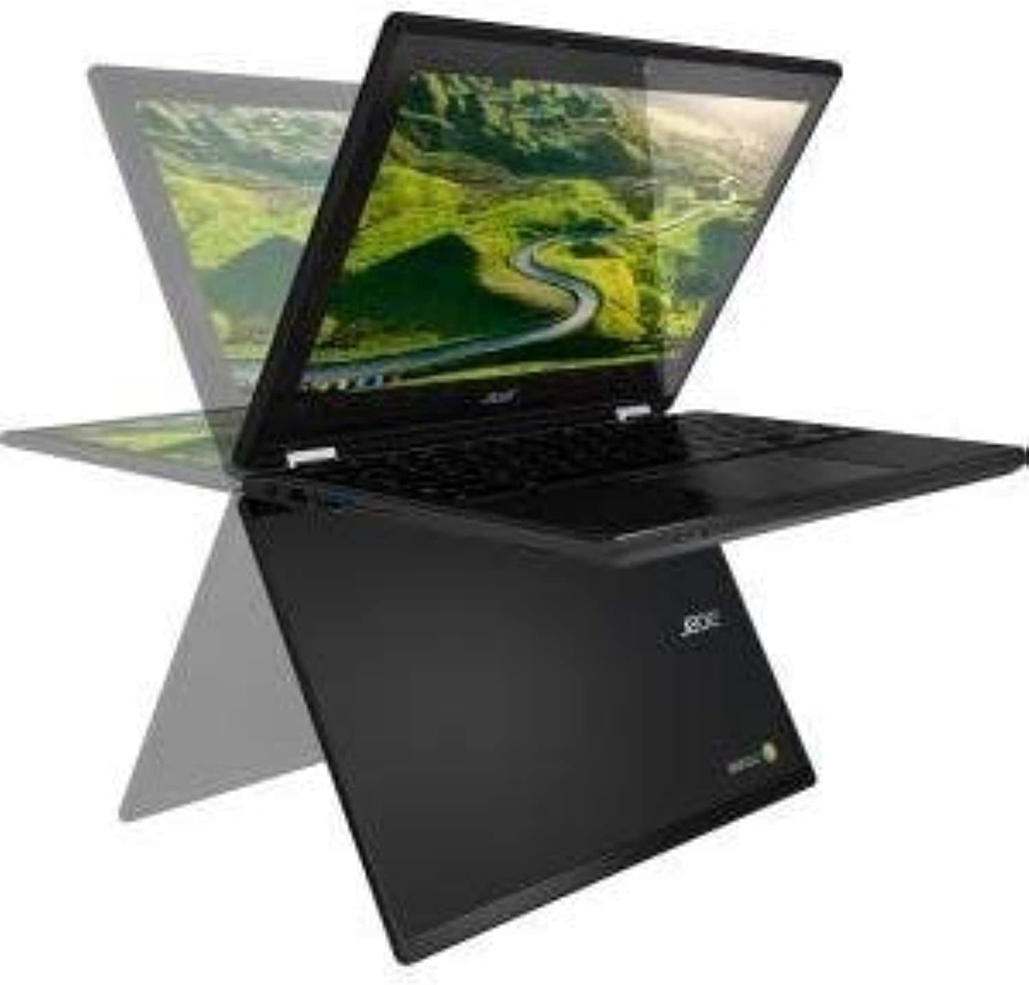 Acer R11 Convertible 2-in-1 Chromebook, 11.6in HD Touchscreen, Intel Quad-Core N3150 1.6Ghz, 4GB Memory, 32GB SSD, Bluetooth, Webcam, Chrome OS (Renewed) Chrome OS Beige
