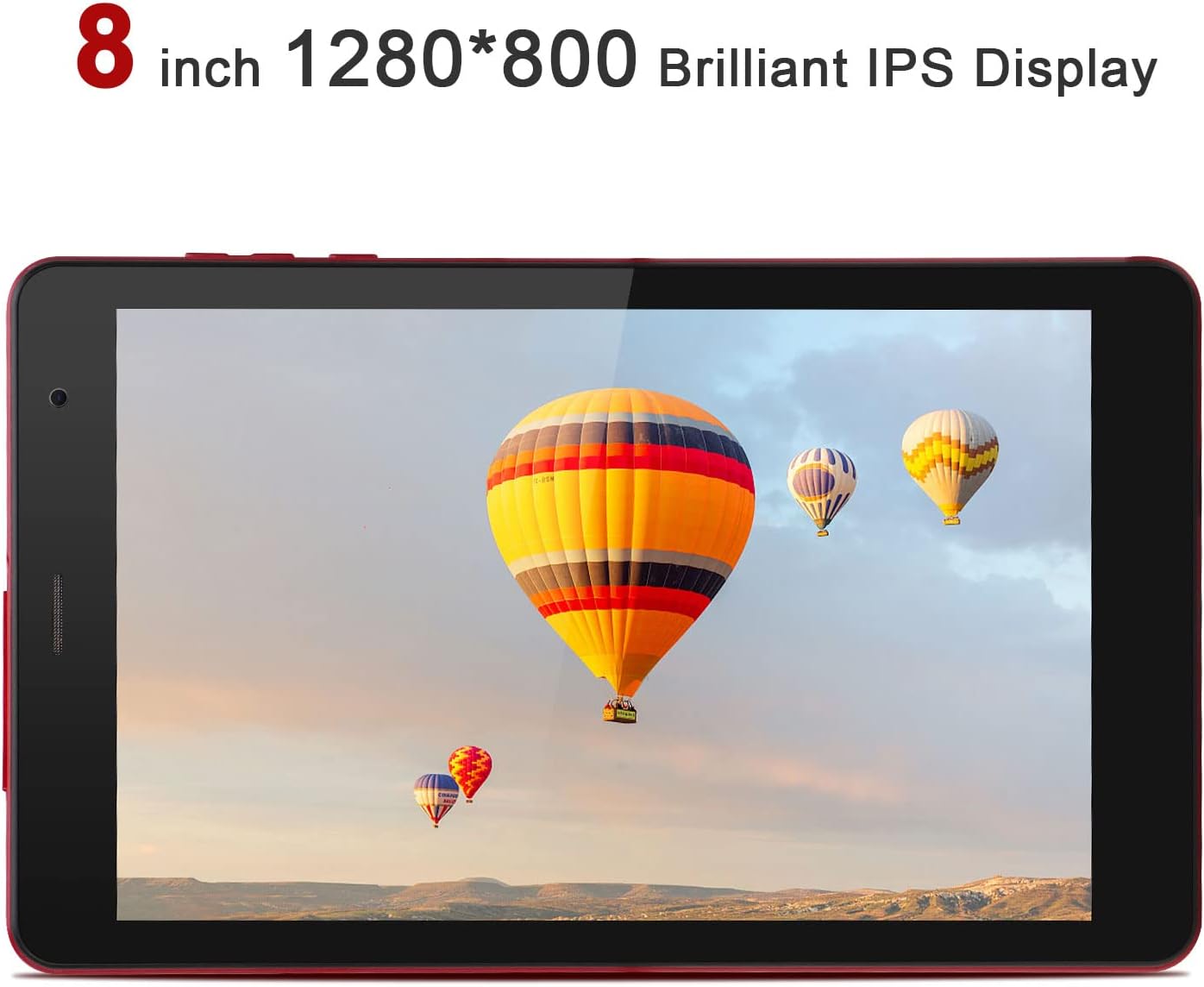 8 Inches Tablet, Android 12 Quad Core Processor 8GB RAM 256GB ROM Large Capacity Dual Cameras 1280 * 800 IPS HD Screen Cheap Tablet For Teenagers(Purple)