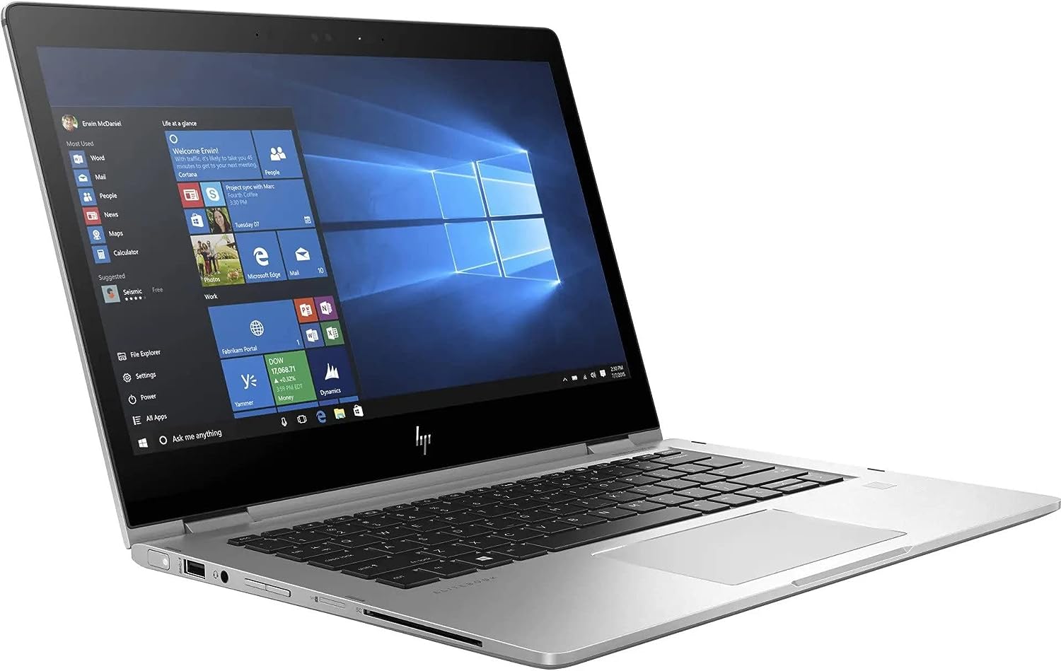 HP EliteBook x360 1030 G2 2-in-1 Convertible Laptop Intel Core i5-7300u, 8GB RAM, 256GB SSD, 13.3 inch Full HD (1920x1080) Touchscreen, Win10 Pro (Renewed)