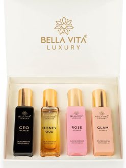 Bella Vita Organic Woman Perfume Gift Set For Women 6X10 ml Perfumes Luxury Scent Long Lasting Fragrance