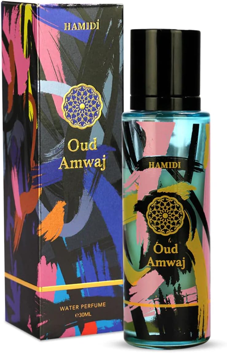 Hamidi Non Alcoholic Deluxe Collection 30ML Perfumes Pack of 5 Assorted, Oud Amwaj, Oudh Great, Emarat Oud Fron, Pure Arba, Oud Excellency, Perfume For Men & Women, Long Lasting, Fragrance, Gift Set
