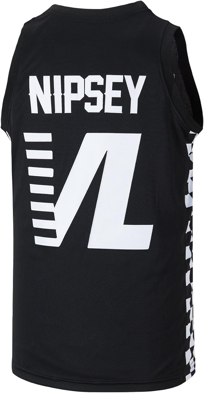 Nipsey-Hussle Wall Victory Lap Cover Hip Hop Rap Mens Basketball Jersey Stitched Adult Sports Shirt