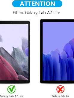 Muzz Galaxy Tab A7 Lite Screen Protector (8.7 Inch),HD Clear Anti-Scratch No Bubble 9H Hardness Tempered Glass T220/T225 (Galaxy Tab A7 Lite T220/T225, 1 Pack)