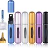 BREENHILL Refillable Perfume Atomizer 6Pcs 5ml Perfume Refill Bottle Portable Leak-proof for Travel Business Trip Outdoor Empty Travel Perfume Bottle Atomiser Spray Bottles