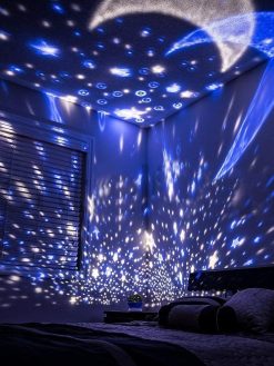 Romantic Sky Star Master Night Light Projector Children Kids Baby Sleep Lighting USB Lamp Led Projection Purple, BZ_ST_LMP
