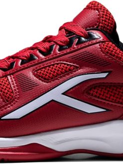 HUNDRED Raze Badminton Shoes (Non Marking) | Also Perfect for Squash, Table Tennis, Volleyball, Basketball & Indoor Sports | Lightweight & Durable | X-Cushion, Active Grip Sole, Toe Assist