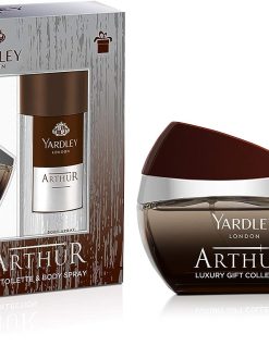 Yardley Arthur Gift Set For Men Edt, 100 ml + Body Spray, 150 ml