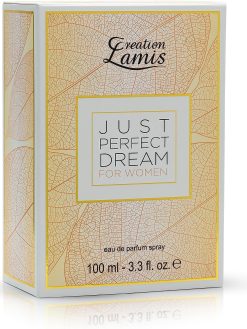 Creation Lamis Just Perfect Dreams Eau de Parfum for Women, Floral, Fruity & Woody Long Lasting Feminine Fragrance, Body Perfume for Women - 100ml