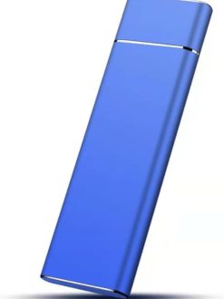 External Hard Drive 2TB Large Capacity Ultra Slim Portable Hard Shockproof Anti-Drop Drive External USB3.1 Hard Drive Storage Compatible for PC, Desktop, Laptop, Harddrive