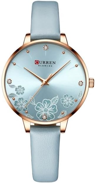 CURREN 9068 Brand Women Watch Fashion Flower Dial Quartz Ladies Leather Wristwatch Elegant Gift Lady Watche WITH ORIGNAL GIFT BOX