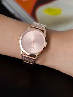 Joleritc Female Clocks Women Luxury Quartz Watch Stainless Steel Dress Watches Gift Lady Watches Elegance Wristwatches