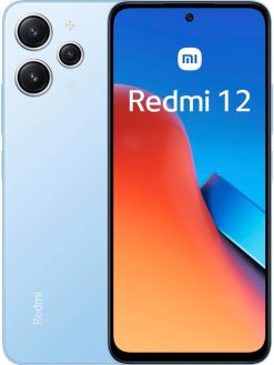 Xiaomi Redmi 12 (Sky Blue 8GB RAM, 256 Storage) - MediaTek G88 Powerful Processor |50MP High-Resolution main camera | 90 Hz FHD+ AdaptiveSync display | 5000mAh(Typ) High-Capacity battery