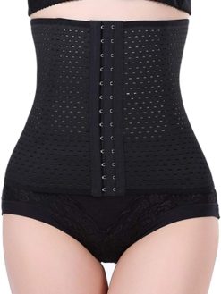Women Breathable Polyester Corset Body Shaper Training Waist Cincher Tummy Control Shaper Belt