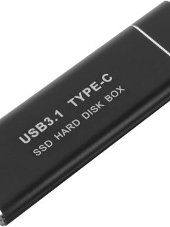 Generic 1pc Mobile Hard Disk Box Solid State Hard Drive Wireless External Hard Drive Wireless Hard Drive 2 Tb SSD External Hard Disk USB 3.1 Hard Disk Box Portable Enclosure Black 2tb USB