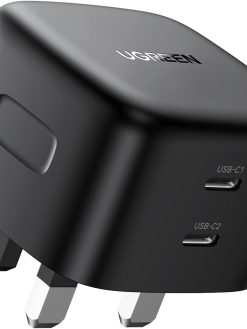 UGREEN PD 65W GaN Charger USB C Power Adapter Dual Type C Laptop Wall Charging Plug GaN Power Delivery Compatible with Macbook, Steam Deck, iPhone, iPad, Oneplus, Huawei, Lenovo, HP, Asus, Ace, Xiaomi