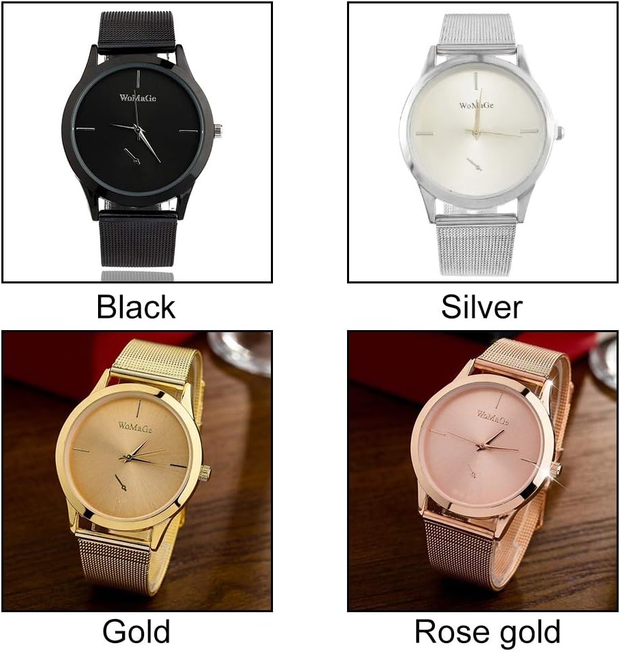 Female Clocks Women Luxury Quartz Watch Stainless Steel Dress Watches Gift Lady Watches Elegance Wristwatches