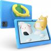 Kids Tablet 10.1" HD Touchscreen Eye Protection LCD Android 12 Tablets for Kid Quad Core Processor 5000mAh Battery WiFi Bluetooth Dual Cameras Shockproof Case (Blue)