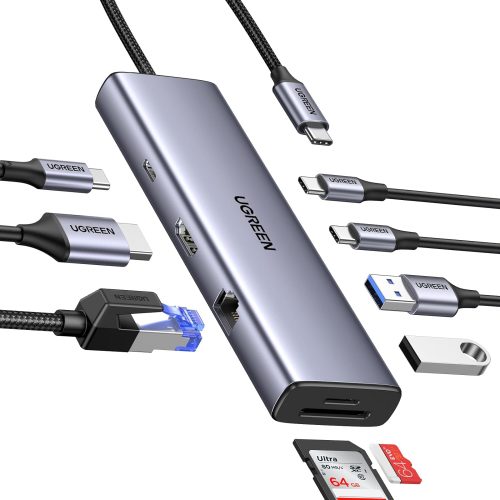 UGREEN USB C Hub Multiport Adapter for M1 / M2 MacBook, Surface, iPad Pro,  Galaxy S23, USB-C Laptop, 5-in-1 Ultra Slim USB Type C Hub with 4K HDMI