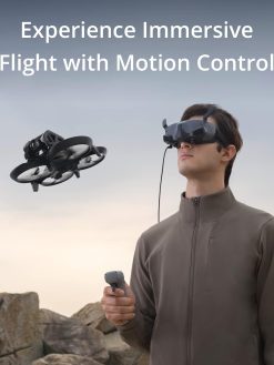 DJI Avata Pro-View Combo (DJI RC Motion 2) First-Person View Drone UAV Quadcopter with 4K Stabilized Video, 155° FOV, RC Motion 2 & Goggl, MOIAT Certified - UAE Version with Official Warranty Support