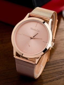 Female Clocks Women Luxury Quartz Watch Stainless Steel Dress Watches Gift Lady Watches Elegance Wristwatches