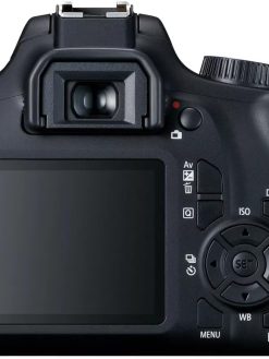 Canon EOS 4000D DSLR Camera and EF-S 18-55 mm f/3.5-5.6 III Lens - Black