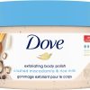 Dove Exfoliating Body Polish Scrub Reveals Visibly Smoother Skin Macadamia and Rice Milk Body Scrub That Nourishes Skin 10.5 oz