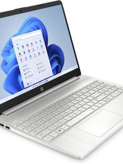 HP Laptop fq4046ne Core i5-1155G7 / 8GB RAM / 512GB SSD/Intel Iris Xᵉ Graphics / Win11 Home / 15.6inch FHD Display English & Arabic Backlit Keyboard/Silver