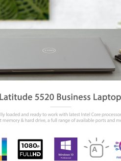 Dell Newest Business Laptop Latitude 5520, 15.6" FHD IPS Anti-Glare Display, Intel Core i5-1135G7, 32GB RAM, 1TB SSD, Webcam, Backlit Keyboard, WiFi 6, Thunderbolt 4, Win 10 Pro