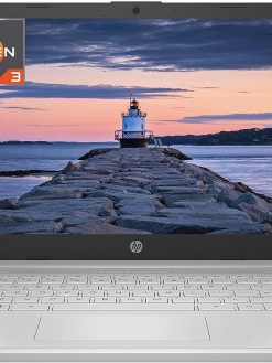 HP 2022 Newest 14'' HD Laptop Computer, AMD Ryzen 3 3250U (Upto 3.5GHz, Beat i5-7200U), 8GB RAM, 256GB SSD, HD Webcam, WiFi, Bluetooth, HDMI, USB-A&C, 10+ Hours Battery, Win 11+Marxsolcables