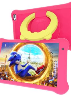 AEEZO Kids Tablet 7 inch WiFi Android 10 Tablet PC FHD 1920x1200 IPS Screen, 2GB RAM 32GB ROM, Parental Control Tablet (Pink) (New Pink)