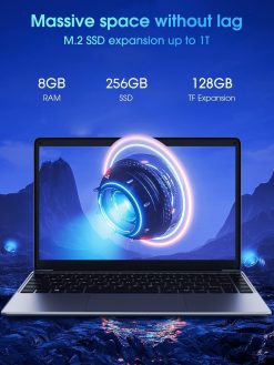 CHUWI Laptop, Herobook Pro 14.1 PC Intel Celeron N4020 Processor, 8GB RAM, 256GB Storage, 1TB SSD Expand, Windows 11, 4K 1920*1080 IPS, WiFi, USB 3.0, 2.4G WiFi/5G, 38Wh, BT4.2, TF Card