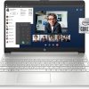 HP 15-dy1036nr 10th Gen Intel Core i5-1035G1, 15.6-Inch FHD Laptop, Natural Silver