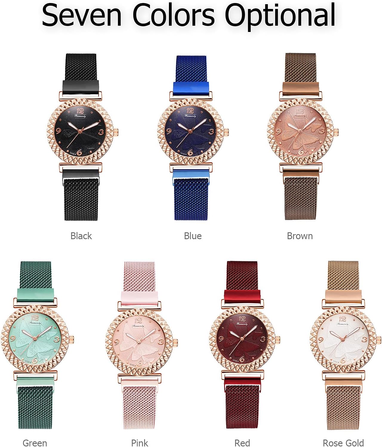 Watch, Irovami XR4594 Elegant Women Wrist Watch with 3DPattern Stylish Lady Dress Watch Analog Quartz Wristband Delicate Casual Watch with Alloy Strap
