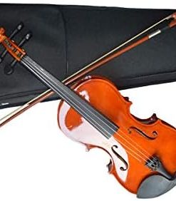 MegArya Violin 3/4 Size in Case with Bow & Rosin