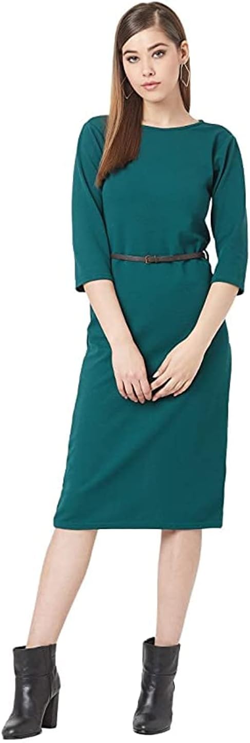 Miss Olive Women's Shift Midi Dress