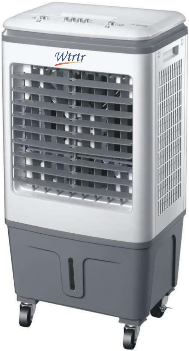 Wtrtr Air cooler,35L Evaporative Air Cooler,Home air conditioning fan refrigeration single cold air cooling fan Commercial home mobile air conditioner (35L)