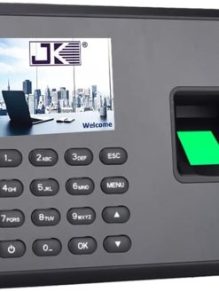 Eacam Attendance Machine Intelligent Biometric Fingerprint Password Access Control 2.4inch LCD Screen Employee Checking-in Recorder Time Attendance Machine Support U Disk Export Report