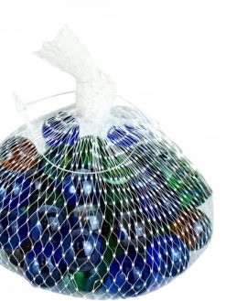 Melfi™ 75Pcs Glass Marbles Fun Retro Toys for Kids Round Marble Beads Bouncing Ball Pat Toys I Variety of Patterns for Crafting, Party Favors & House Decor