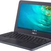 (RENEWED) Chromebook C202SA Laptop- 11.6" Ruggedized and Spill Resistant Design with 180 Degree Hinge, Intel Celeron N3060, 4GB RAM, 32GB eMMC Storage, Chrome OS, Free Charger