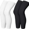 Compression Leg Sleeve Full Length Leg Sleeves Sports Cycling Leg Sleeves for Men Women, Running, Basketball