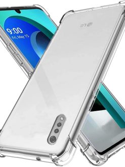 LG Velvet Case Premium TPU Bumper Case for LG Velvet Anti Scratch Case Shock Absorbent TPU Protective Clear Back Cover with Corner Bumper Protection (Clear)