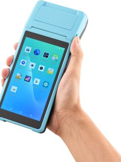 POS Terminal, Irovami All in One Handheld PDA Printer Smart POS Terminal Weless Portable Printers Intelligent Payment Terminal Function BT WiFi USB OTG 3G Communication