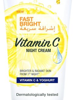 Garnier SkinActive Fast Bright Night Cream with Vitamin C, Lemon and Yoghurt 50ml