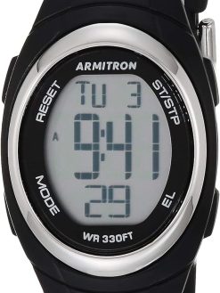 Armitron Sport Women's Digital Chronograph Resin Strap Watch, 45/7034