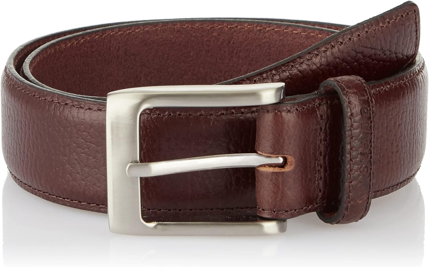 Amazon Brand - Symbol Men's leather Formal Non Reversible Belt