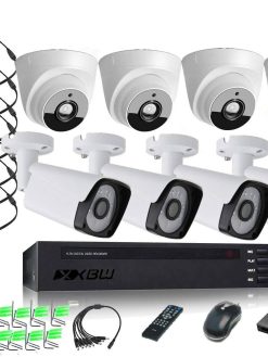 XBW 8Channel CCTV security Kit 1080P/2.0MP 1920X1080 Camera 8CH Surveillance DVR kit