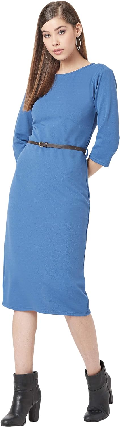Miss Olive Women's Shift Midi Dress