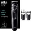 Braun BT 3410 Beard Trimmer 3 With Precision Wheel, 3 Styling tools, 50 mins Runtime. Ultra Sharp Blade, Ultimate Precision at Home, Look Barber Fresh Everyday