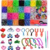 ECVV 2000Pcs Colorful Loom Bands Kit Rubber Bands for Bracelet Making Kit DIY Art Craft Kit Rubber Band Refill Kit for Girls & Boys